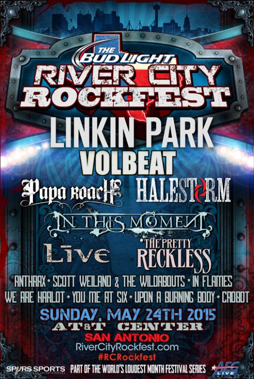 Lineup River City Rockfest